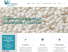 Tablet Screenshot of biopolymers.nl